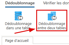 Dédoublonnage entre deux fichiers