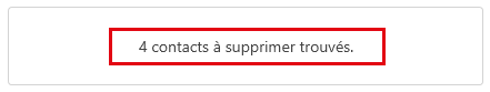 Résultat de la déduplication Résultat de la déduplication